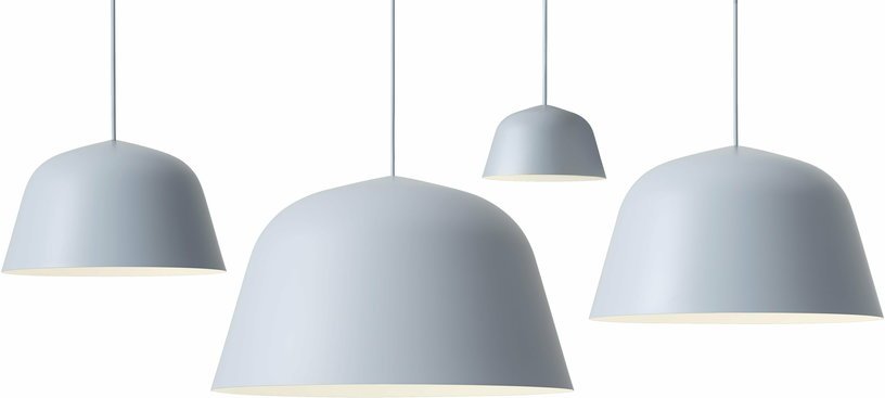 Suspension bleue claire D40 cm Ambit - Muuto - The Cool Republic