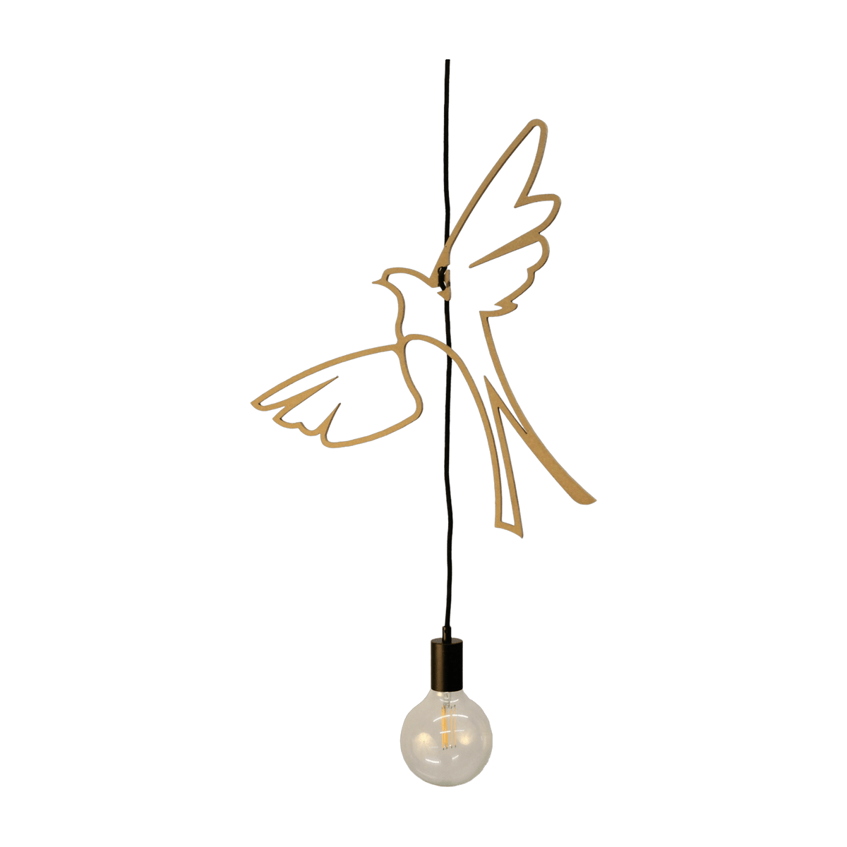 Suspension Bois Design 50 cm Birds of paradise- RIF - The Cool Republic