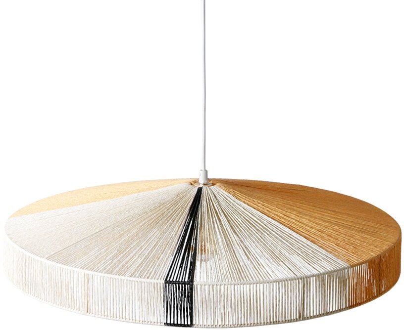 Suspension corde blanche et orange - HKliving - The Cool Republic