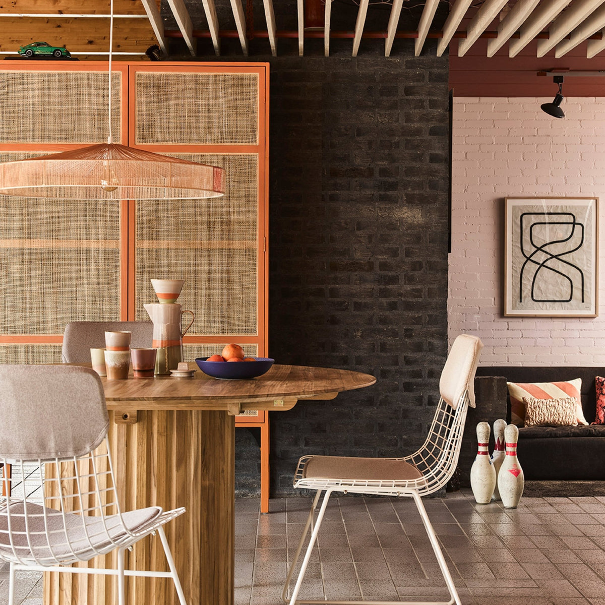 Suspension corde terracotta - HKliving - The Cool Republic