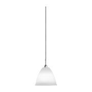 Suspension crème base argenté en laiton 21 cm BL9 - Gubi - The Cool Republic