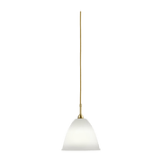 Suspension crème base dorée en laiton 21 cm BL9 - Gubi - The Cool Republic