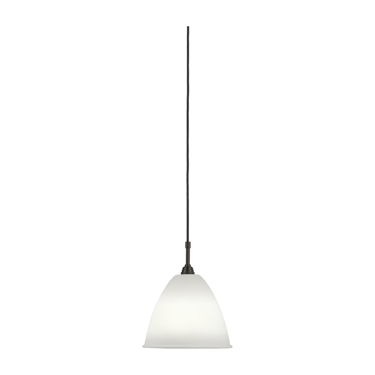Cream wall lamp base black brass 21cm BL9 - Gubi - The Cool Republic