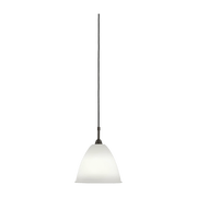 Suspension crème base noire en laiton 21 cm BL9 - Gubi - The Cool Republic