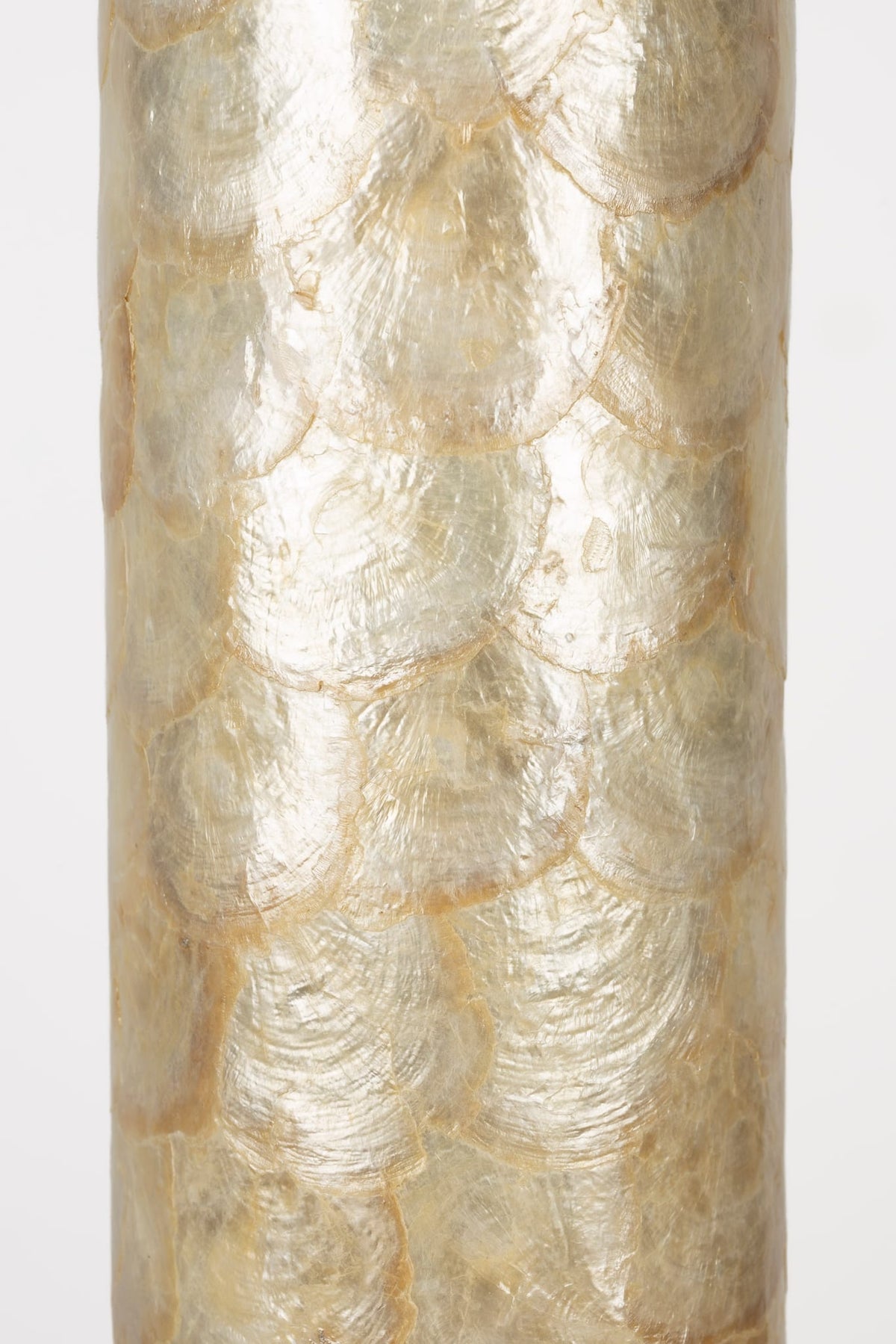 Suspension cylindrique en acrylique et bois de chêne marron 12cm Beam - Dutchbone — vue 4