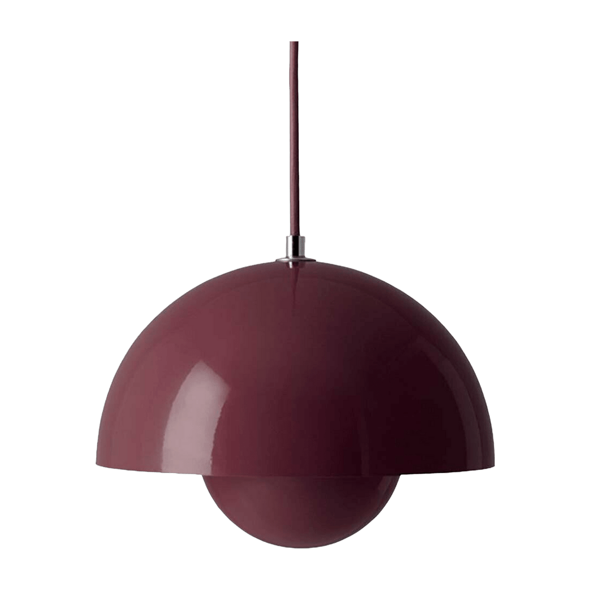 Suspension dark plum Flowerpot VP1 - &tradition - The Cool Republic
