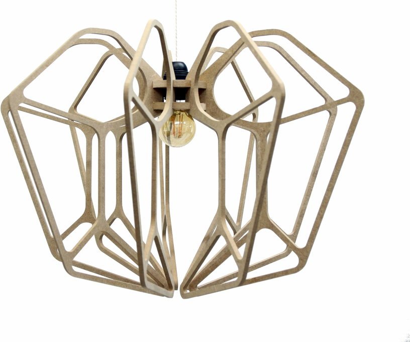 Suspension Design bois 54cm câble coton DIAMOND - RIF - The Cool Republic