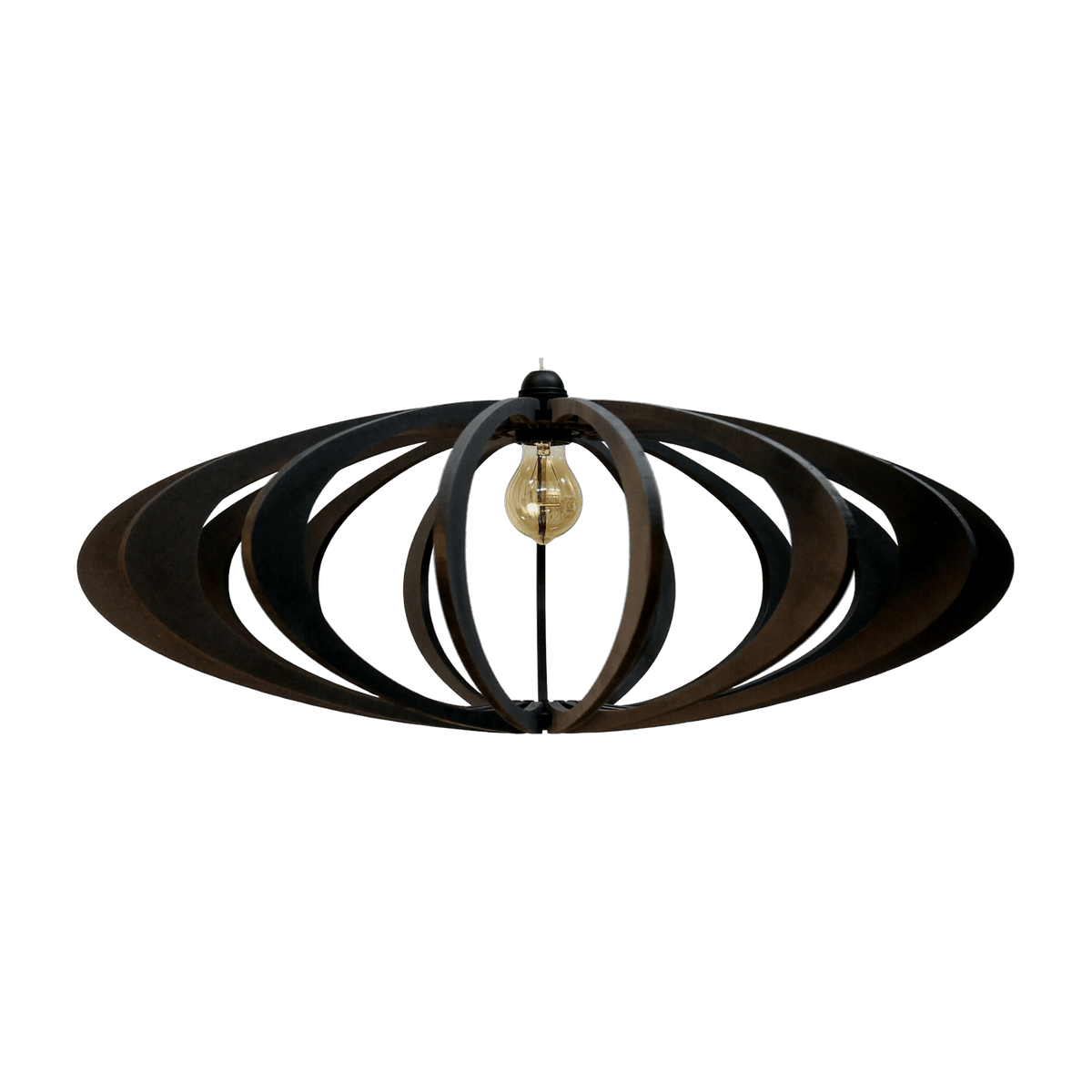 Suspension Design bois noir 70cm ROLLING BLACK - RIF - The Cool Republic