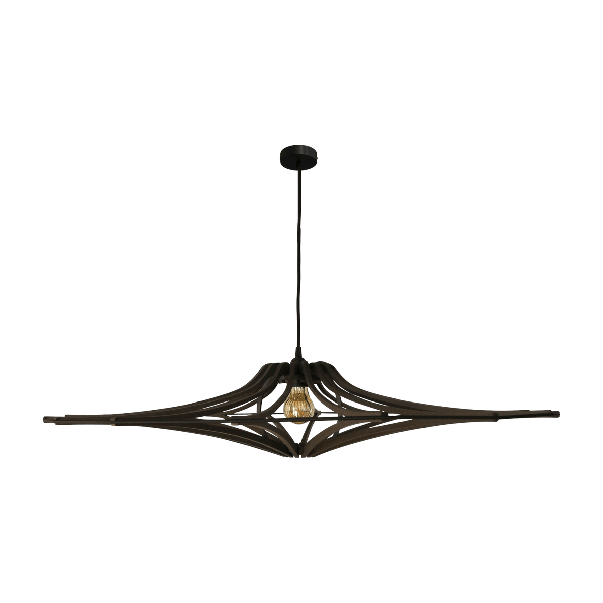 Suspension Design black wood 90cm SINGING BLACK - RIF - The Cool Republic