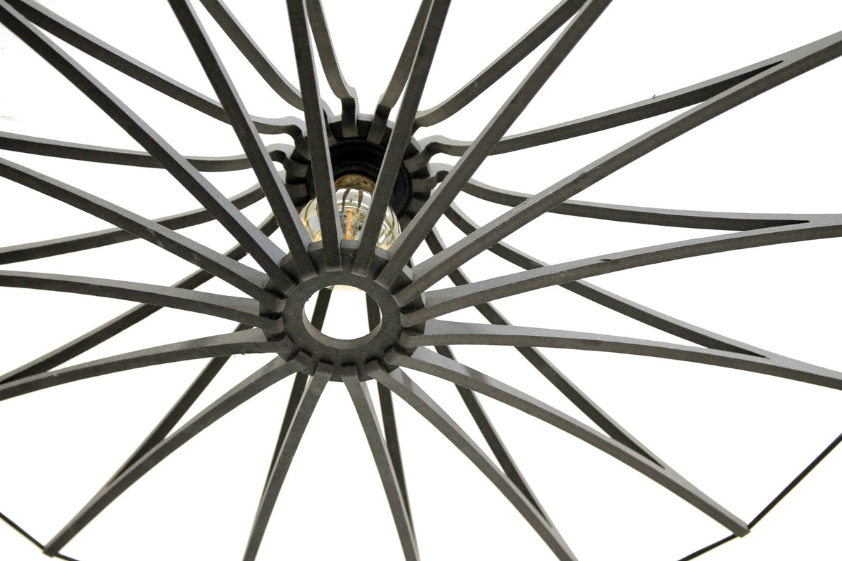 Suspension Design black wood 90cm SINGING BLACK - RIF - The Cool Republic