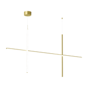 Suspension design en acier anodisé champagne s2 Coordinates - Flos - The Cool Republic