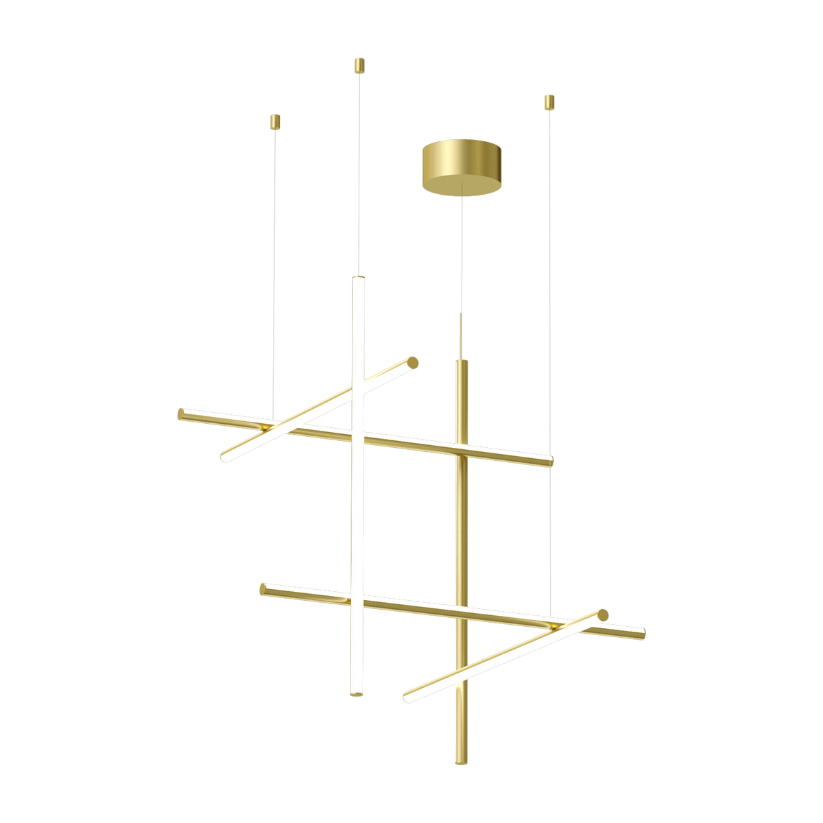 Suspension design en acier anodisé champagne s3 Coordinates - Flos - The Cool Republic
