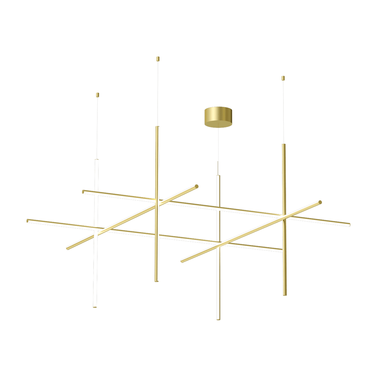 Suspension design en acier anodisé champagne s4 Coordinates - Flos - The Cool Republic