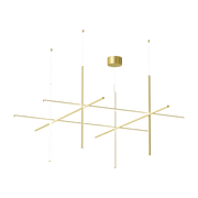 Suspension design en acier anodisé champagne s4 Coordinates - Flos - The Cool Republic