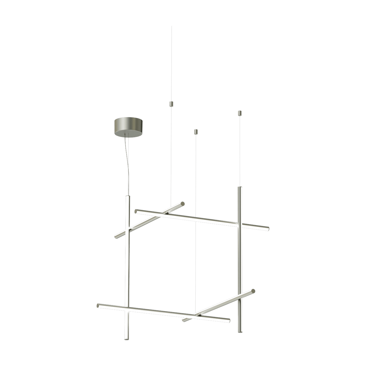 Suspension design en acier argenté s3 Coordinates - Flos - The Cool Republic