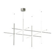 Suspension design en acier argenté s4 Coordinates - Flos - The Cool Republic