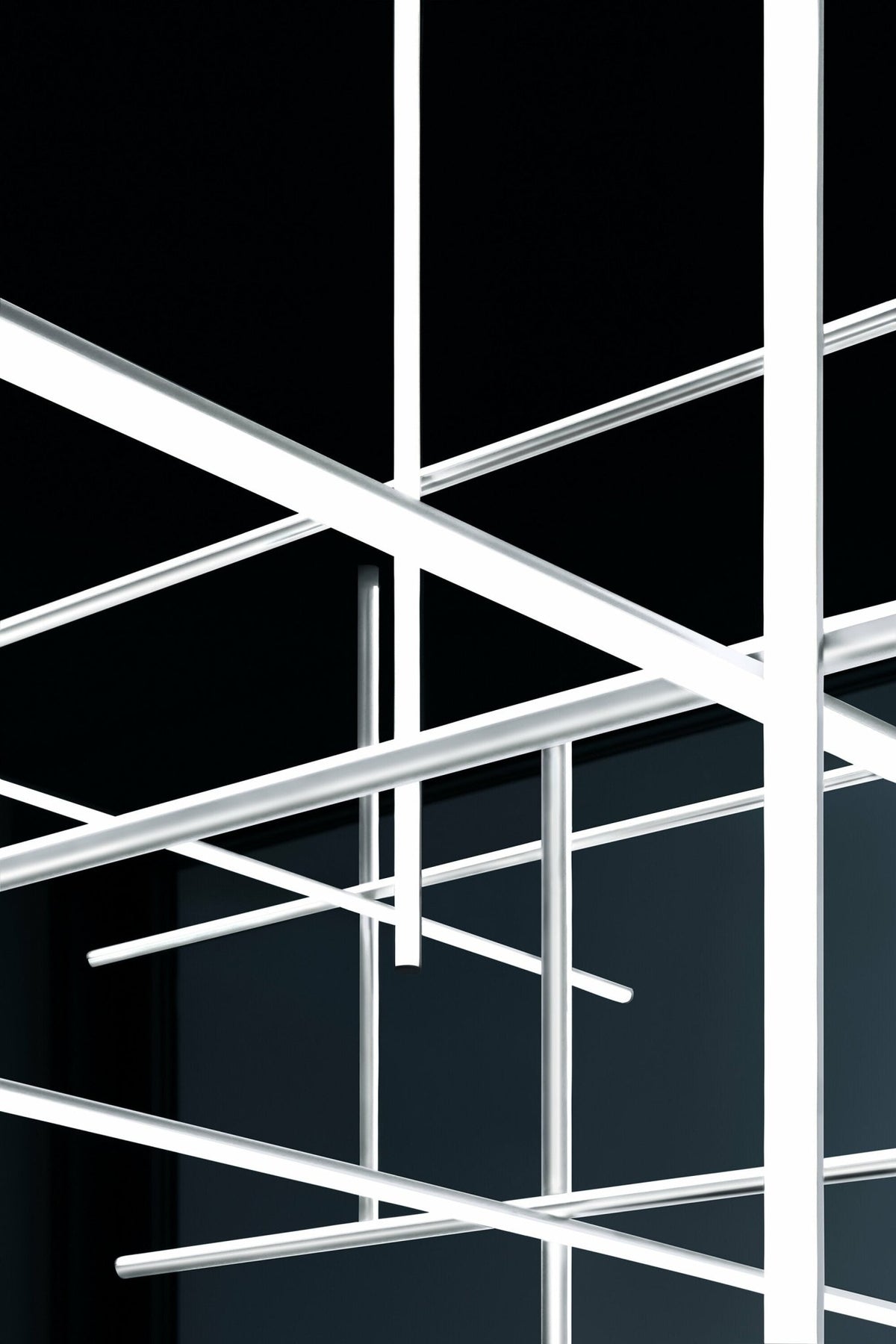 Suspension design en acier argenté s4 Coordinates - Flos - The Cool Republic