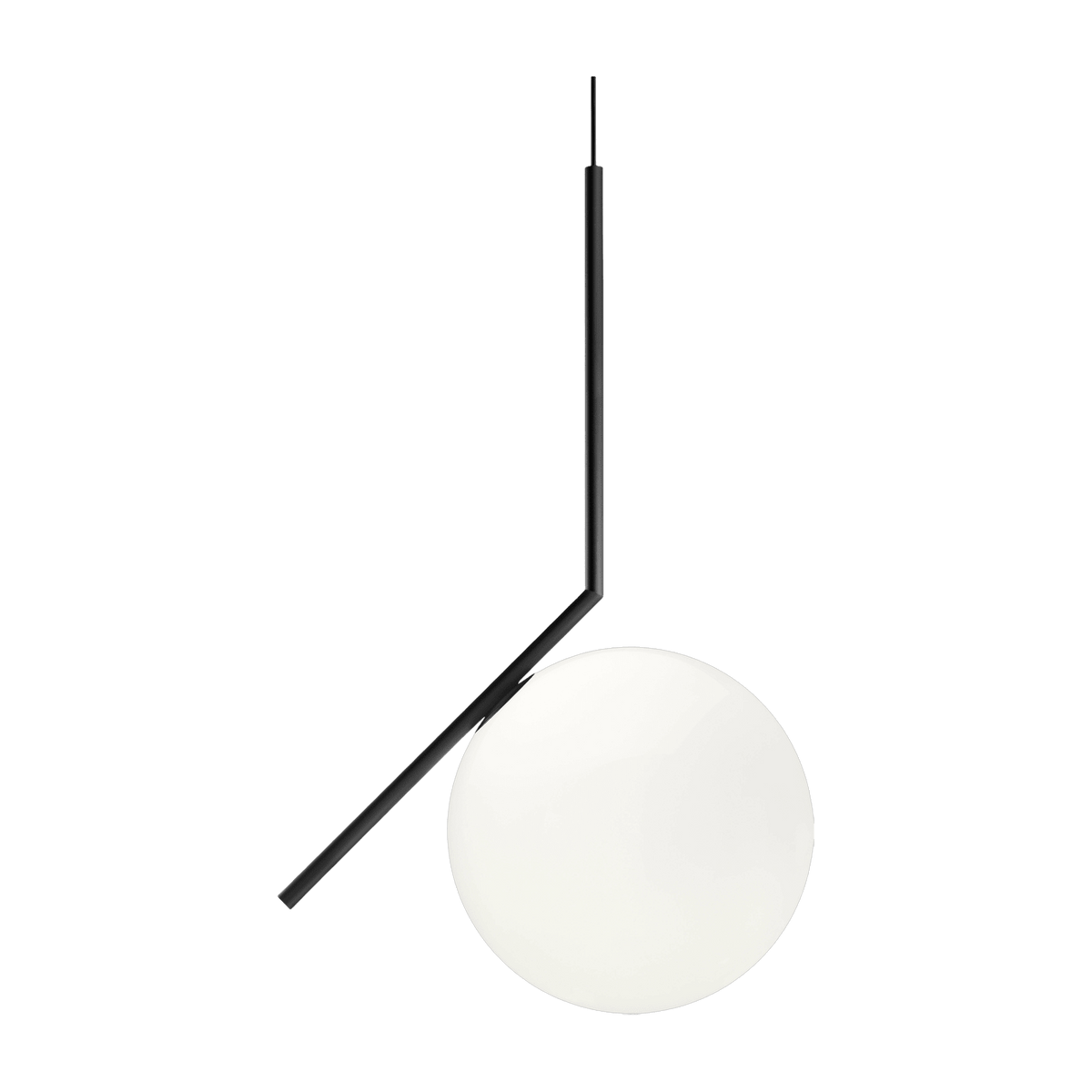 Suspension design en acier noir 340 cm IC - Flos - The Cool Republic