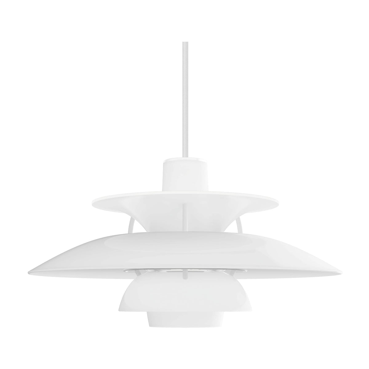 Suspension design en acrylique opalin blanc 32cm Ph 5 320 - Louis Poulsen - The Cool Republic