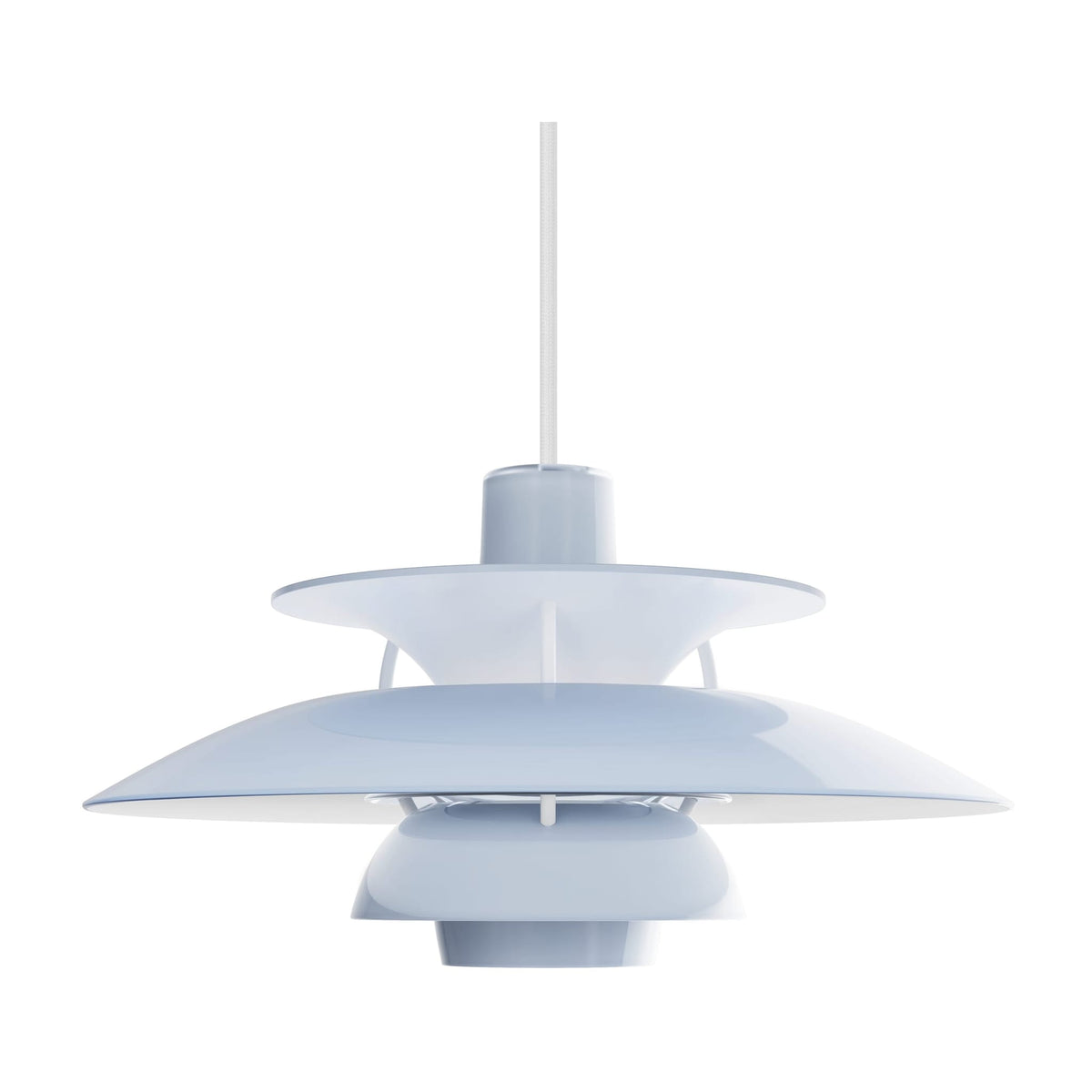 Suspension design en acrylique opalin bleu clair 32cm Ph 5 320 - Louis Poulsen — vue 5