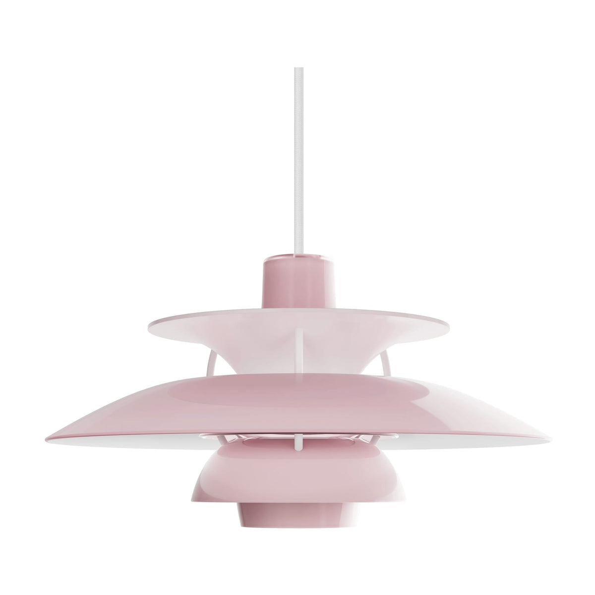 Suspension design en acrylique opalin rose 32cm Ph 5 320 - Louis Poulsen — vue 2
