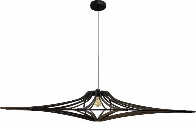 Suspension Design en bois noir 124cm SINGING BLACK - RIF - The Cool Republic