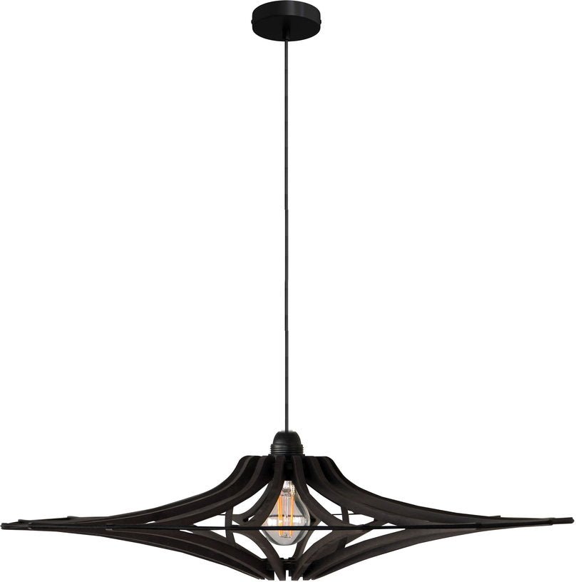 Suspension Design en bois noir 65cm SINGING BLACK - RIF - The Cool Republic