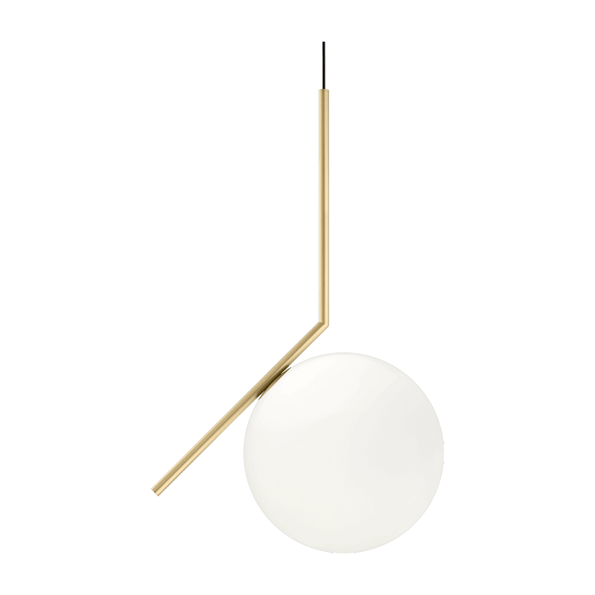 Suspension design en laiton satiné 340 cm IC - Flos - The Cool Republic