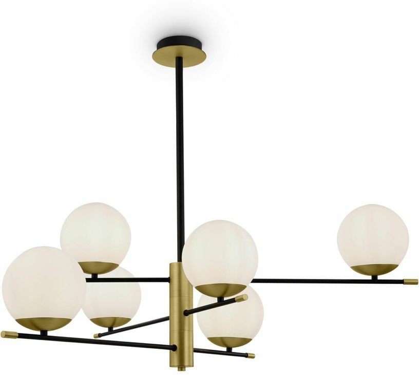 Suspension design en verre et métal Nostalgie - Maytoni - The Cool Republic