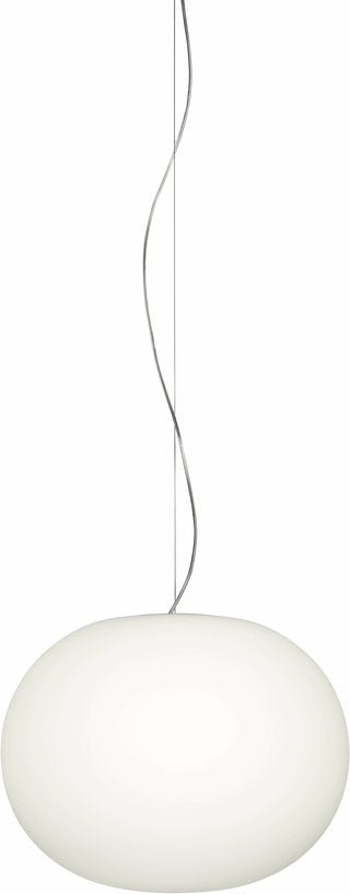 Suspension design en verre opalin 36 x 45 cm Glo-Ball - Flos - The Cool Republic