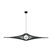 Hanging lamp Design black XL 160cm cotton cable SINGING BLACK - RIF - The Cool Republic