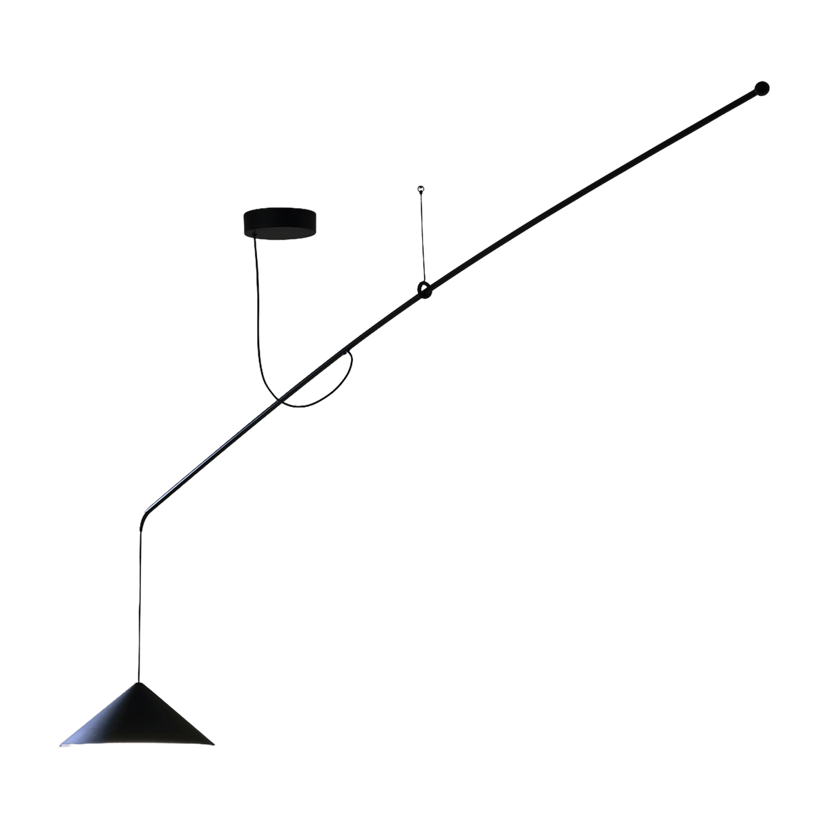 Suspension design noire 260 x 25 cm Vela - Martinelli Luce - The Cool Republic