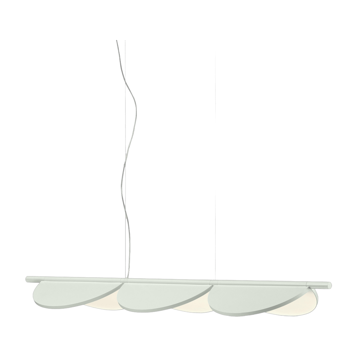 Suspension design off-white Almendra Linear S3 - Flos - The Cool Republic