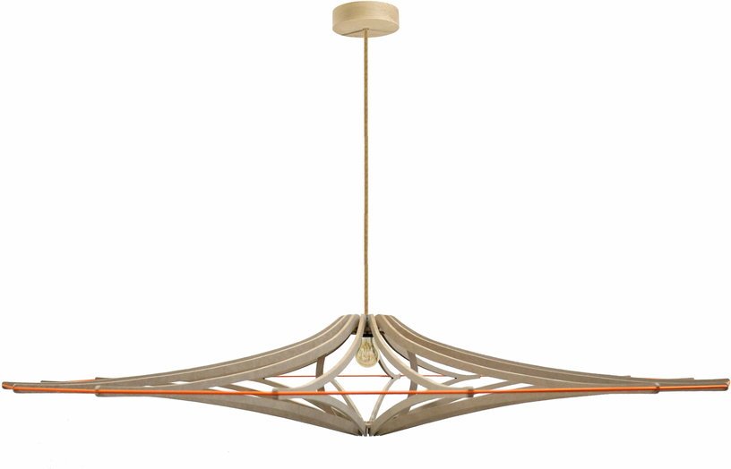 Suspension Design orange XL 160cm câble lin SINGING BRUT - RIF - The Cool Republic