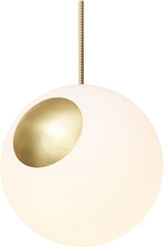 Suspension détail doré câble beige Bright Spot - Nordic Tales - The Cool Republic