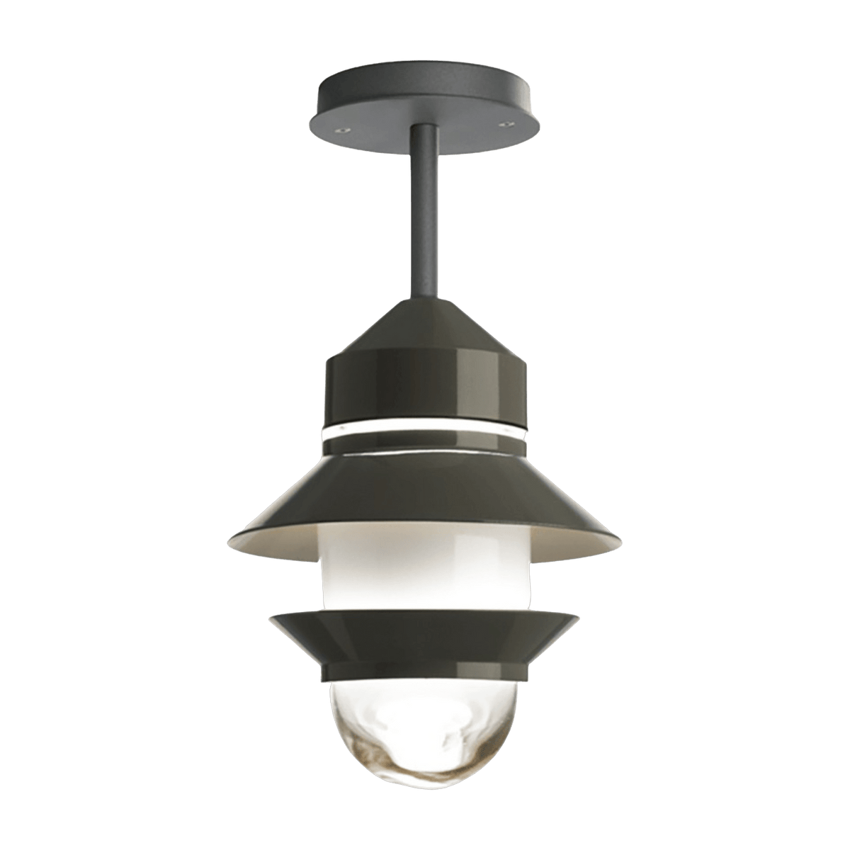 Grey polycarconate outdoor hanging light Santorini C - Marset - The Cool Republic