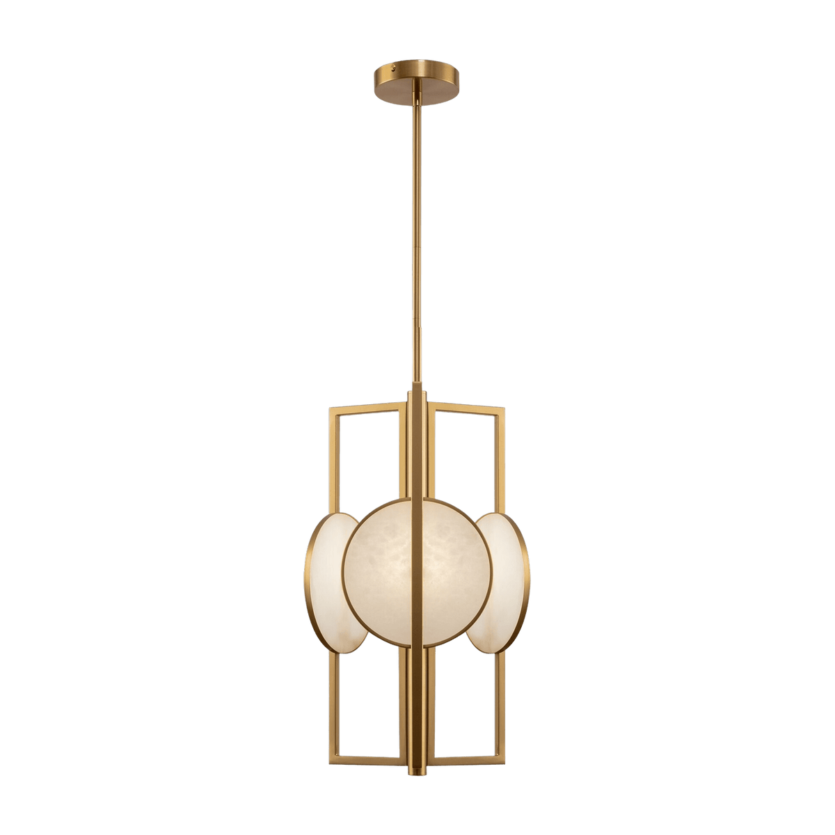 Suspension dorée 3 ampoules Marmo - Maytoni - The Cool Republic