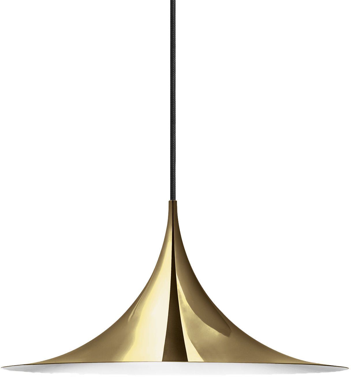 Suspension dorée 60 cm Semi - Gubi - The Cool Republic