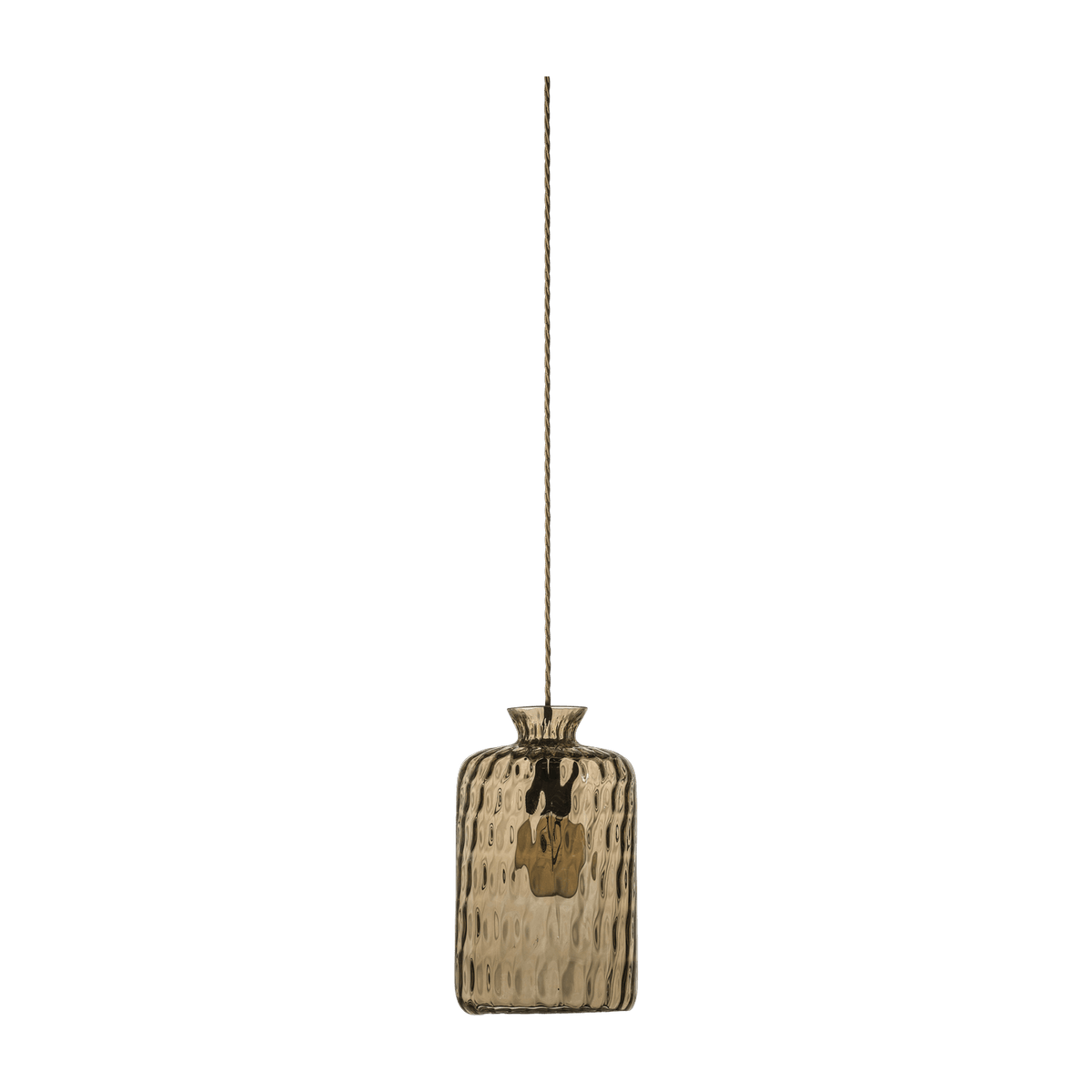 Pillar gold and smoke pendant lamp - Ebb & Flow - The Cool Republic