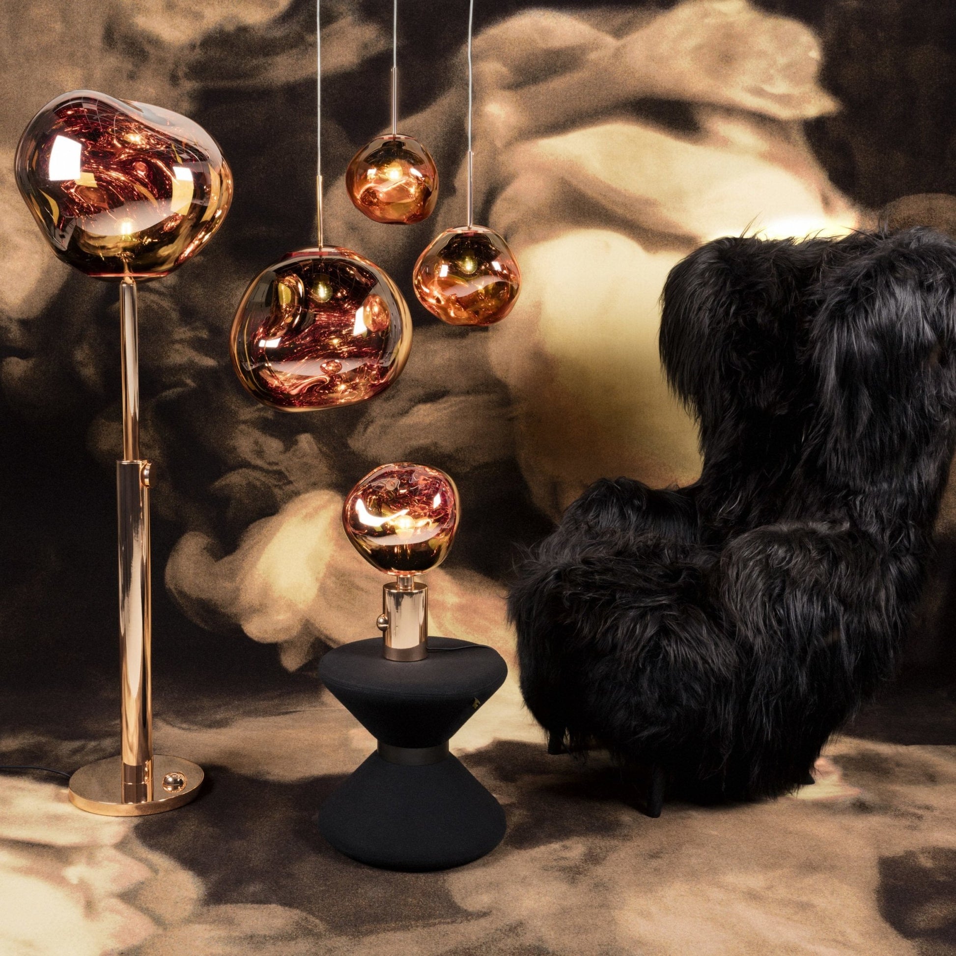 Suspension dorée Melt - Tom Dixon - The Cool Republic