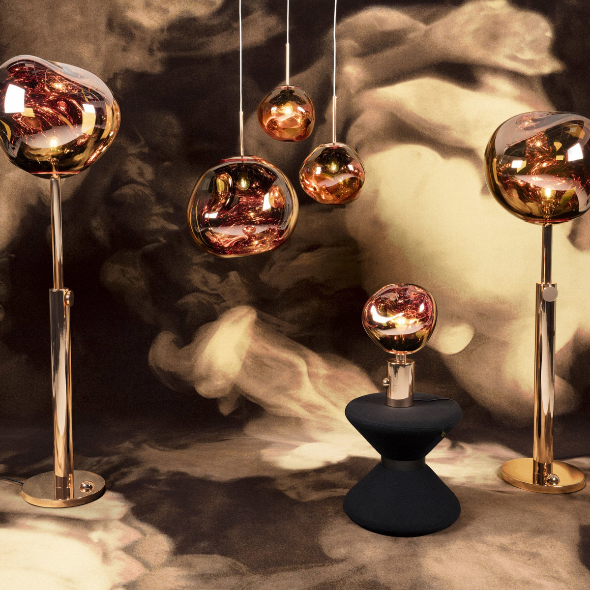 Suspension dorée Melt - Tom Dixon - The Cool Republic