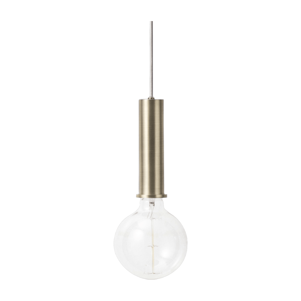 Suspension dorée Socket high - Ferm Living - The Cool Republic