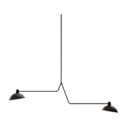 Suspension double en aluminium noir 137 cm Waldorf - Lambert & Fils - The Cool Republic