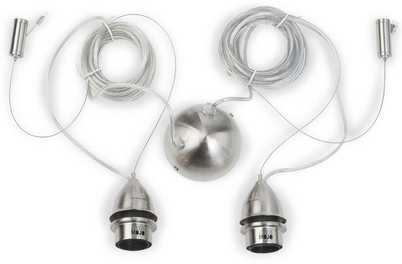 Suspension double noire en bambou Palawan - Good & Mojo - The Cool Republic
