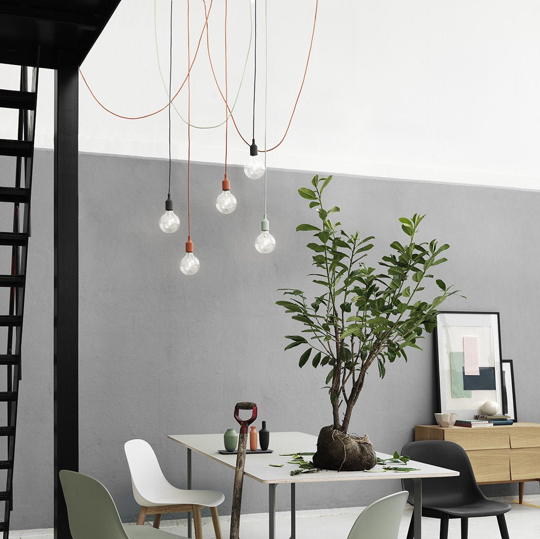 Suspension E27 Noir - Muuto - The Cool Republic