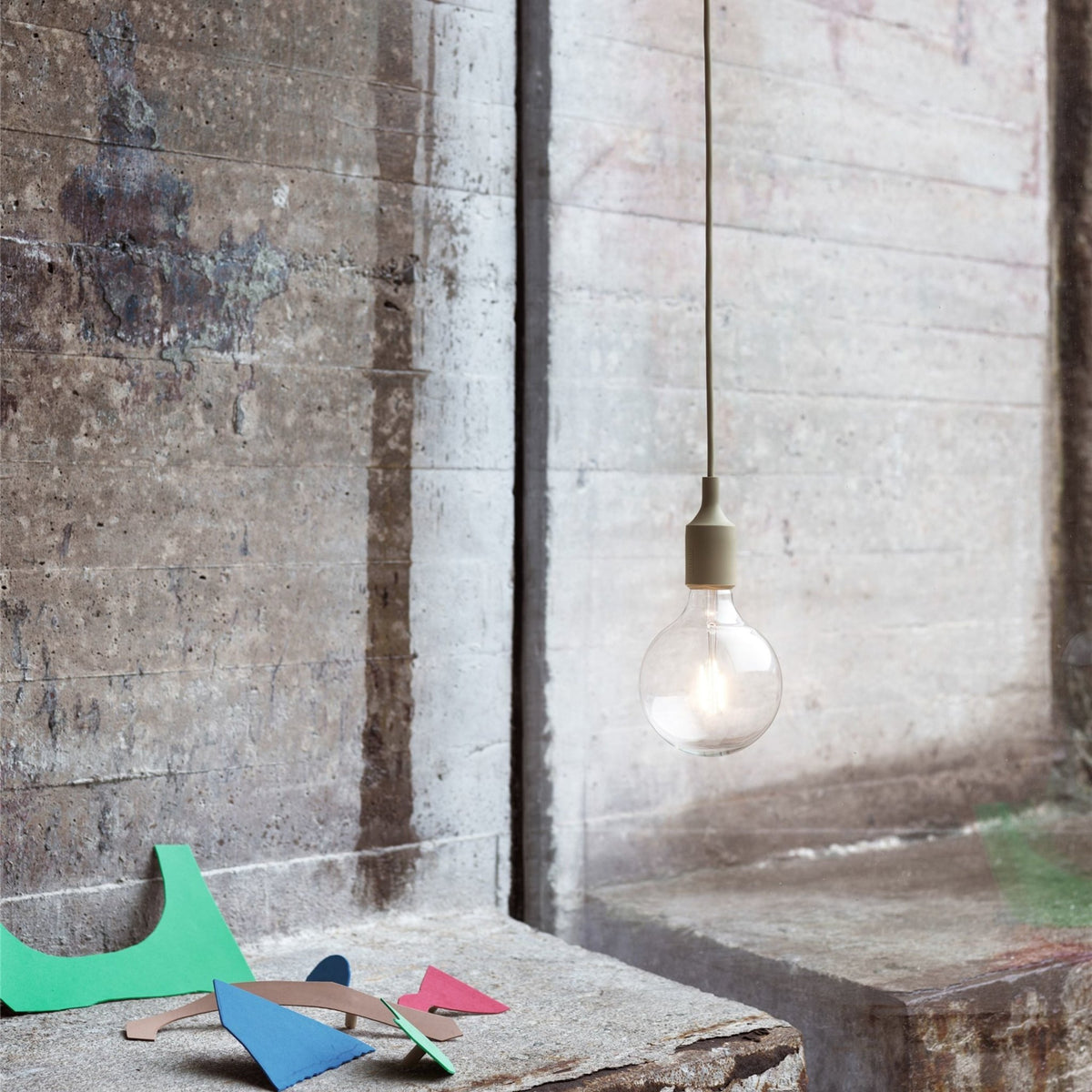 Suspension E27 olive - Muuto - The Cool Republic