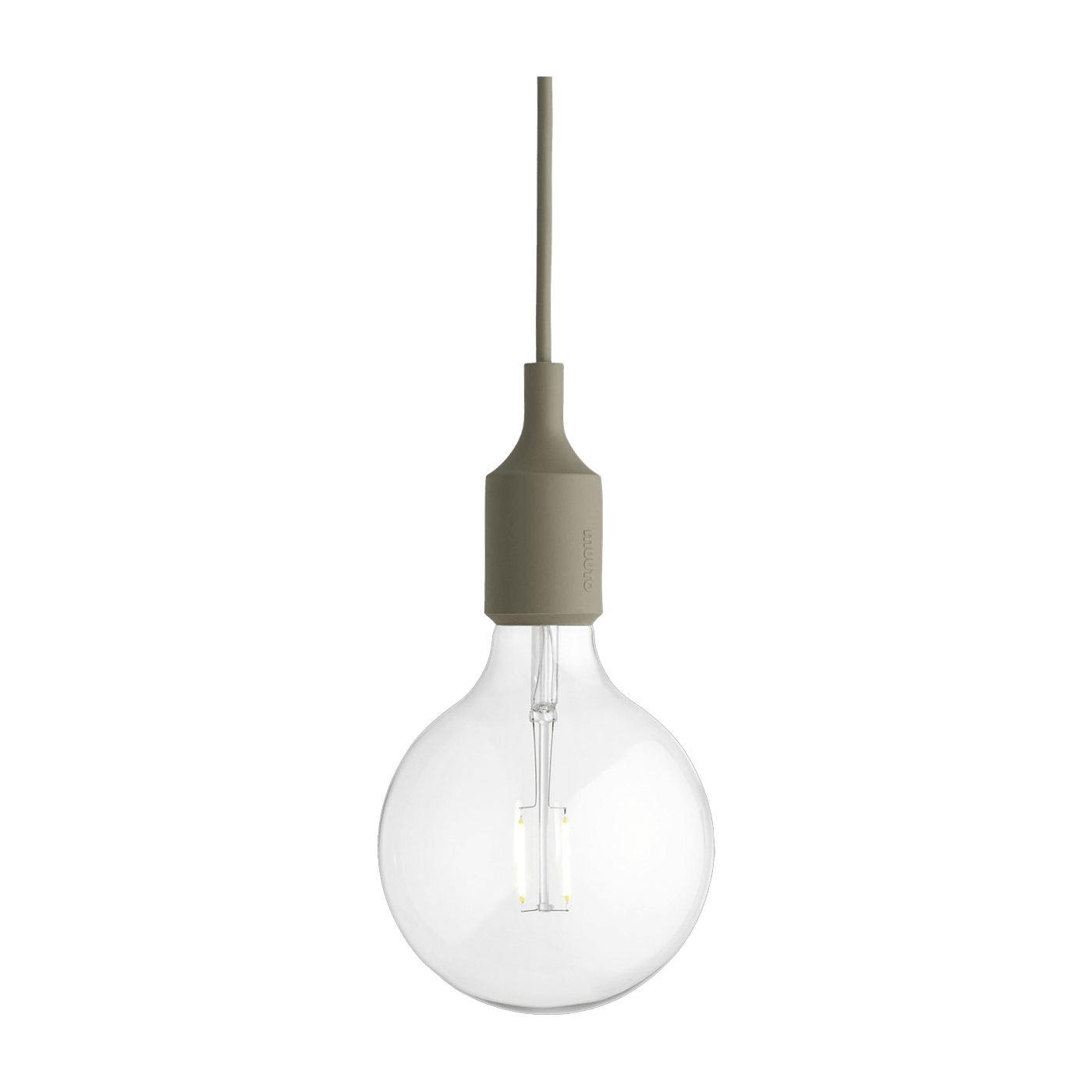 Suspension E27 olive - Muuto - The Cool Republic
