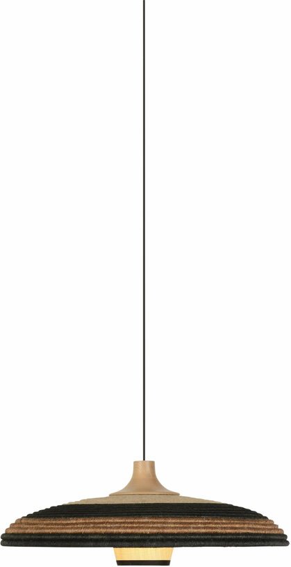 Suspension en abaca tissée marron M Grass - Forestier - The Cool Republic