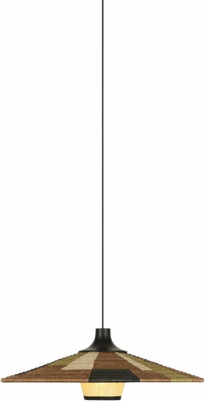 Suspension en abaca tissée marron M Parrot - Forestier - The Cool Republic