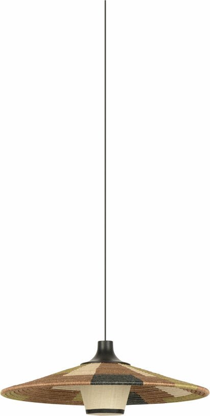 Suspension en abaca tissée marron M Parrot - Forestier - The Cool Republic